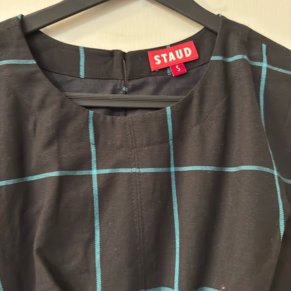 Black and Blue Checkered Dress - Picture 2 of 4